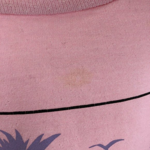 REHOBOTH BEACH T-shirt M Pink Vintage Screen Stars - Picture 4 of 4